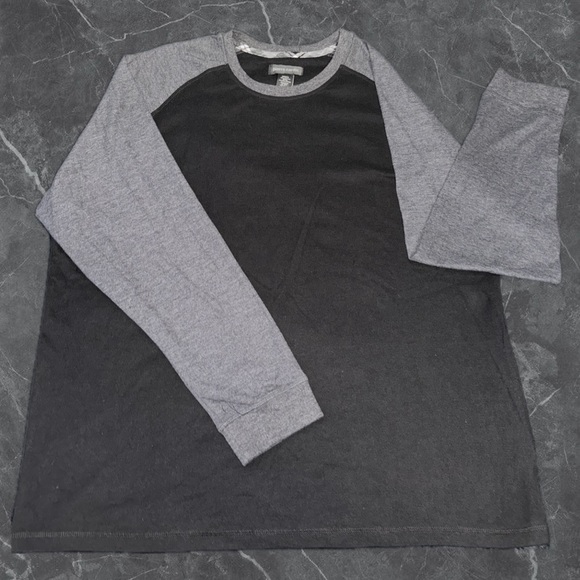 Pierre Cardin MENS Grey / Black long-sleeve top XXL - Picture 1 of 3